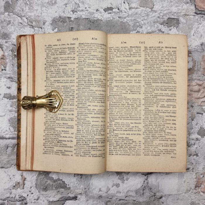 Klausing, Anton Ernst. A Compleat English Dictionary, oder vollständiges Englisch-Deutsches Wörterbuch, anfänglich von Nathan Bailey herausgegeben; jetzt aber fast ganz umgearbeitet, vermehret und verbessert. – Bild 3
