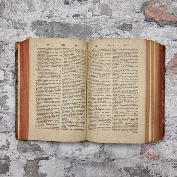 Klausing, Anton Ernst. A Compleat English Dictionary, oder vollständiges Englisch-Deutsches Wörterbuch, anfänglich von Nathan Bailey herausgegeben; jetzt aber fast ganz umgearbeitet, vermehret und verbessert. – Bild 4