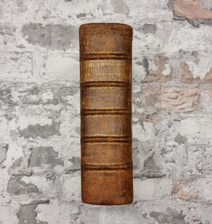 Klausing, Anton Ernst. A Compleat English Dictionary, oder vollständiges Englisch-Deutsches Wörterbuch, anfänglich von Nathan Bailey herausgegeben; jetzt aber fast ganz umgearbeitet, vermehret und verbessert. – Bild 7