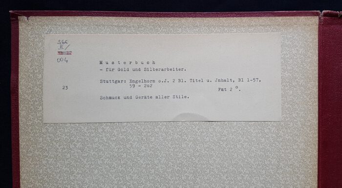 Musterbuch für Gold- und Silberarbeiter. – Bild 4