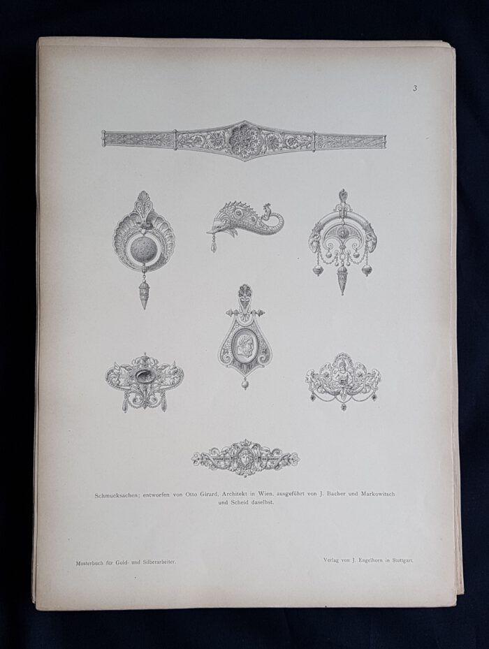 Musterbuch für Gold- und Silberarbeiter. – Bild 1
