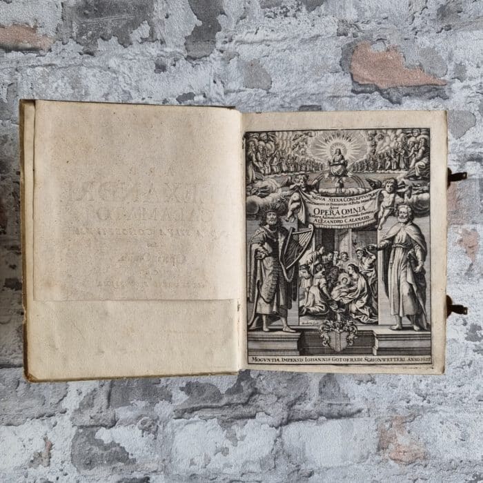 Calamato, Alessandro. Nova Sylva Conceptuum Fundatorum In Autoritate Sacrae Scripturae, Et SS. Patrum, Et Aliorum Gravissimorum Ecclesiae Doctorum. – Bild 6