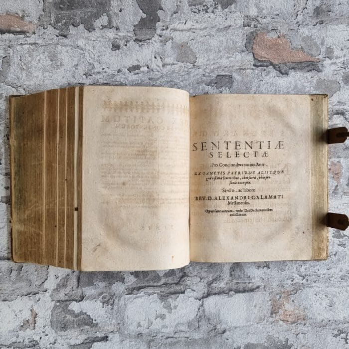 Calamato, Alessandro. Nova Sylva Conceptuum Fundatorum In Autoritate Sacrae Scripturae, Et SS. Patrum, Et Aliorum Gravissimorum Ecclesiae Doctorum. – Bild 13