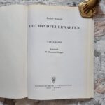 Schmidt, Rudolf. Die Handfeuerwaffen. Textband und Tafelband. – Bild 3