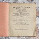 Hoppe, Johann Gottfried und Justus Radius. De Morphio Et Acido Meconico. – Bild 6