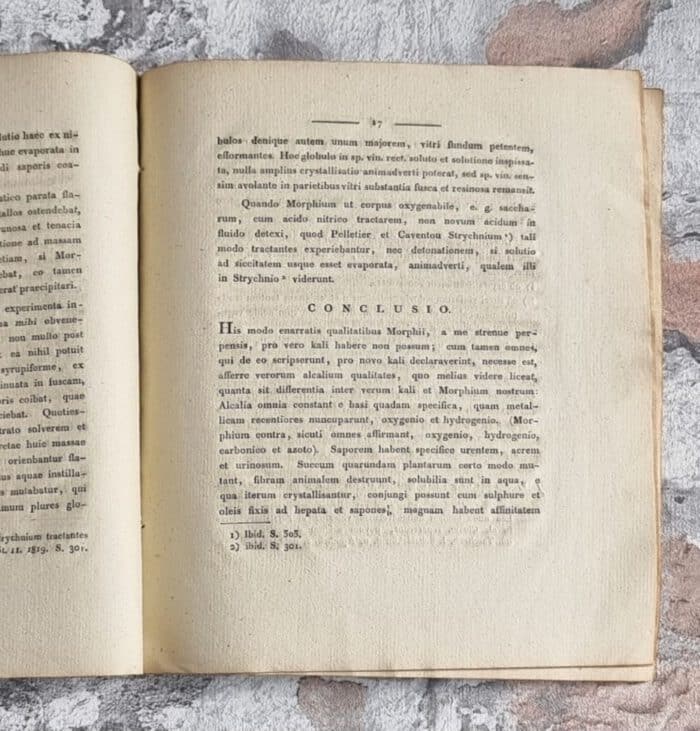 Hoppe, Johann Gottfried und Justus Radius. De Morphio Et Acido Meconico. – Bild 8