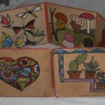 Anonym. Leporello-Bilderbuch. Unikat.