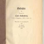Kallenberg, Carl. Gedichte