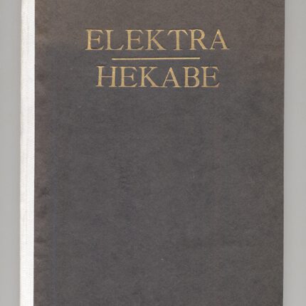 Sophokles. Elektra. [UND] Euripides. Hekabe.