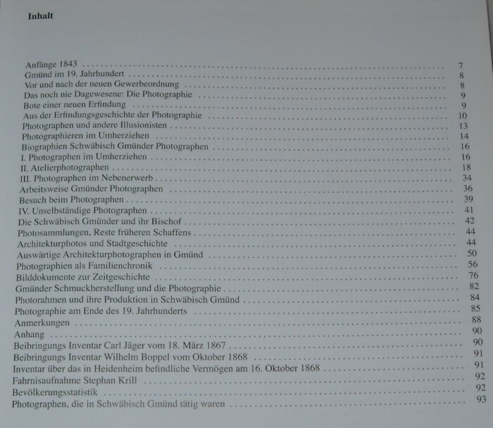 Schüle, Johannes. Gmünder Photographen. – Bild 2