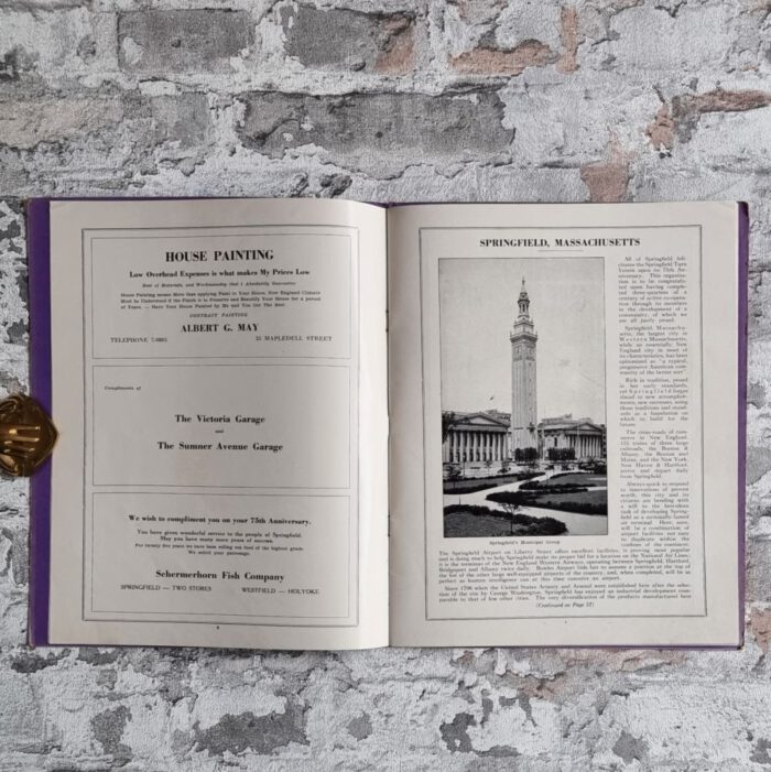75-jähriges Jubiläum des Springfield Turnvereins 25-26-27ten April 1930. / The Souvenier Program of the Seventy-Fifth Anniversary. The Springfield Turn Verein. April 25, 26, and 27, 1930. – Bild 3