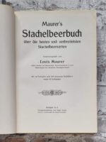 Maurer, Louis. Maurer's Stachelbeerbuch über die besten und verbreitetsten Stachelbeersorten. – Bild 3