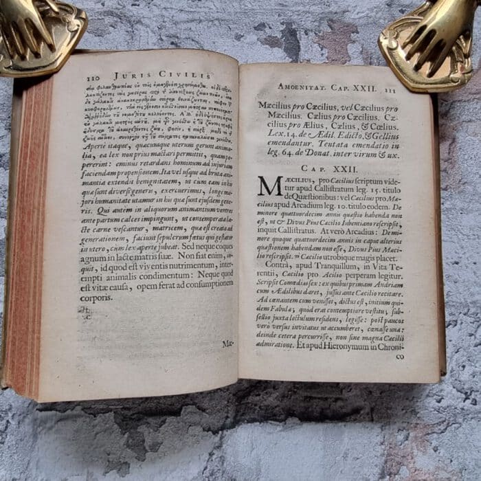 Ménage, Gilles. Aegidii Menagii Juris Civilis Amoenitates ad Ludovicum Neblaeum, Advocatum Parisiensem. – Bild 4