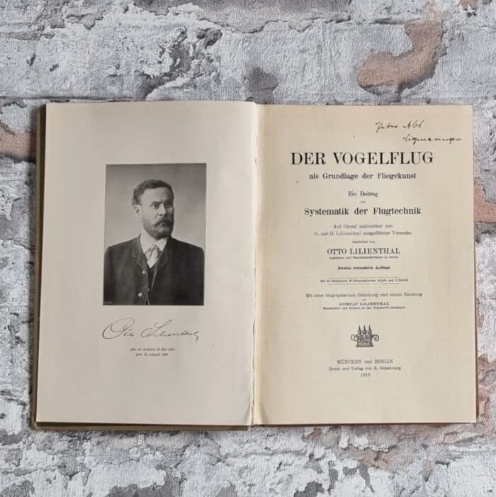 Lilienthal, Otto. Der Vogelflug als Grundlage der Fliegekunst. – Bild 1