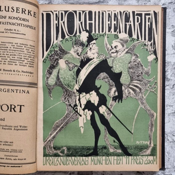 Strobl, Karl Hans (Hrsg.) und Czibulka, Alf von (Schriftleiter). Orchideengarten. Phantastische Blätter. 2. Jahrgang 1920. – Bild 9