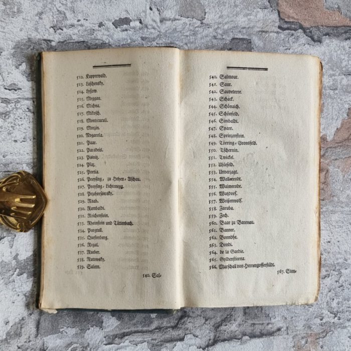 (Seyfart, Johann Friedrich). Der durchlauchtigen Welt vollständiges Wappenbuch. Vierter Band welcher die Gräflichen Wappen von No. 391 bis 571 nebst einer Beschreibung der sämtlichen Wappen des zweyten, dritten und vierten Bandes enthält. – Bild 4