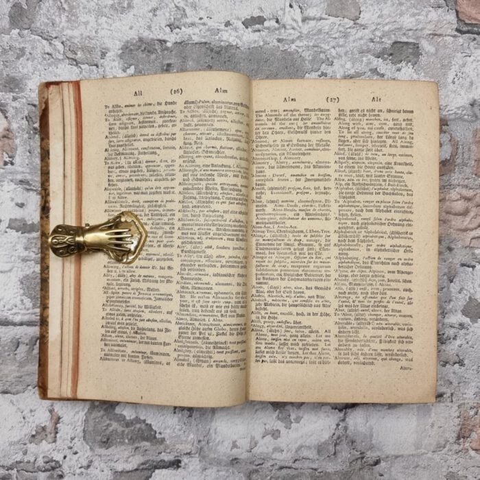 Klausing, Anton Ernst. A Compleat English Dictionary, oder vollständiges Englisch-Deutsches Wörterbuch, anfänglich von Nathan Bailey herausgegeben; jetzt aber fast ganz umgearbeitet, vermehret und verbessert. – Bild 3