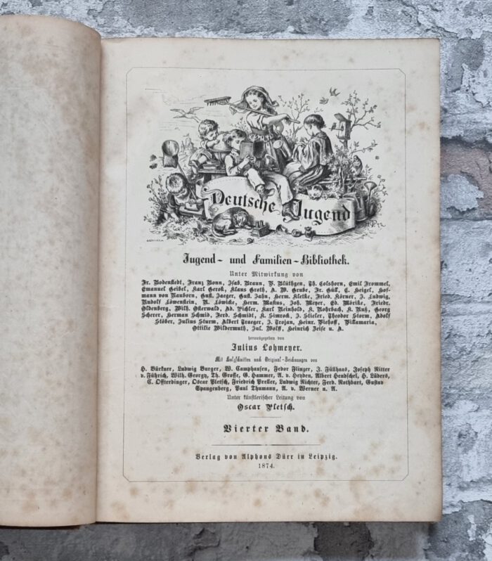 Lohmeyer, Julius (Hrsg.). Deutsche Jugend. Vierter und Fünfter Band. – Bild 5