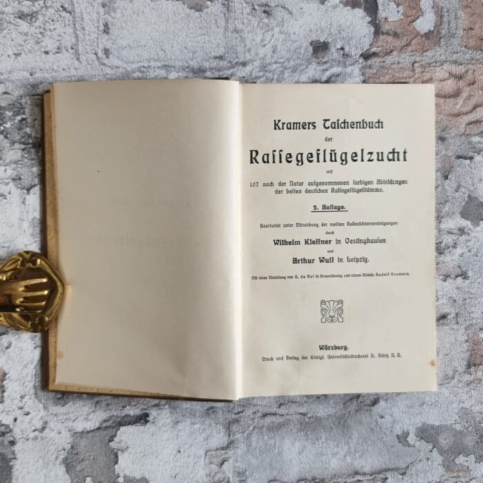 Kramer, Rudolf. Kramers Taschenbuch der Rassegeflügelzucht – Bild 4