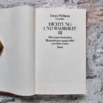 Goethe, Johann Wolfgang. Dichtung und Wahrheit I - III. – Bild 6