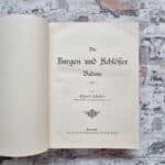 Schuster, Eduard. Die Burgen und Schlösser Badens. – Bild 3