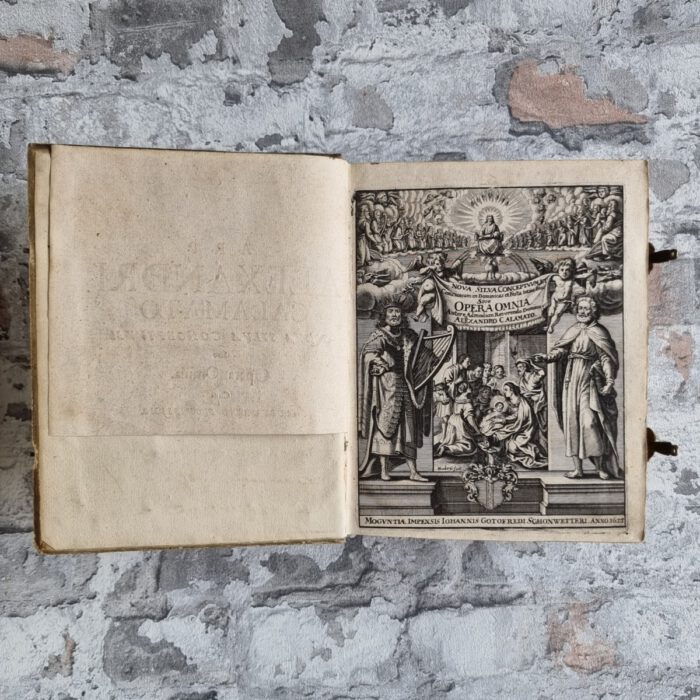 Calamato, Alessandro. Nova Sylva Conceptuum Fundatorum In Autoritate Sacrae Scripturae, Et SS. Patrum, Et Aliorum Gravissimorum Ecclesiae Doctorum. – Bild 6