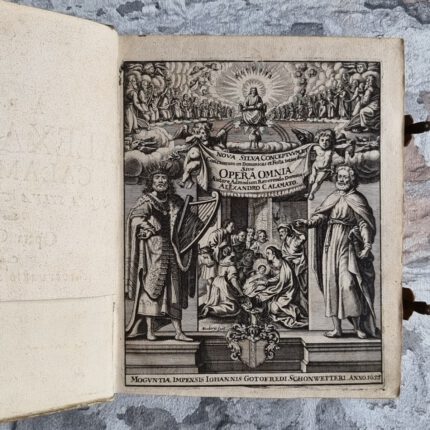 Calamato, Alessandro. Nova Sylva Conceptuum Fundatorum In Autoritate Sacrae Scripturae, Et SS. Patrum, Et Aliorum Gravissimorum Ecclesiae Doctorum.