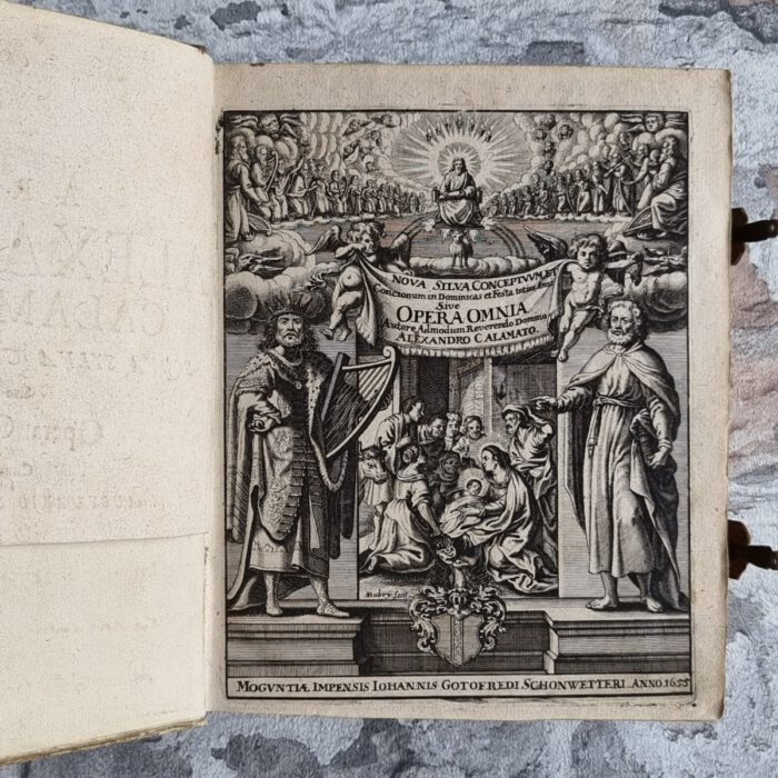 Calamato, Alessandro. Nova Sylva Conceptuum Fundatorum In Autoritate Sacrae Scripturae, Et SS. Patrum, Et Aliorum Gravissimorum Ecclesiae Doctorum. – Bild 1