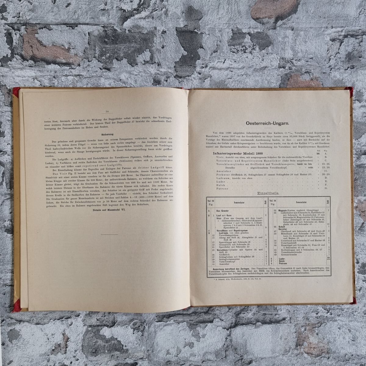 34431-005-schmidt-waffenkunde-infanterie-1891-oesterreich-ungarn Schmidt, Rudolf. Allgemeine Waffenkunde für Infanterie (UND) Tafelband (UND) Neue Folge von 1891. – Bild 6