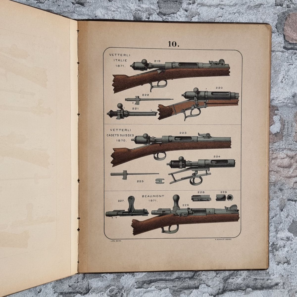34431-023-schmidt-waffenkunde-infanterie-1891-tafeln-vetterli Schmidt, Rudolf. Allgemeine Waffenkunde für Infanterie (UND) Tafelband (UND) Neue Folge von 1891. – Bild 23