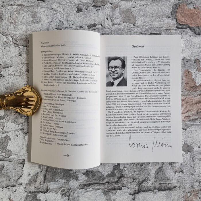 Festschrift zum 100jährigen Bestehen des Landesverbandes für Obstbau, Garten und Landschaft Baden-Württemberg e. V. – Bild 2