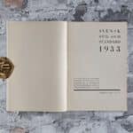 Stawenow, Åke. Svensk stil och standard 1933. – Bild 2