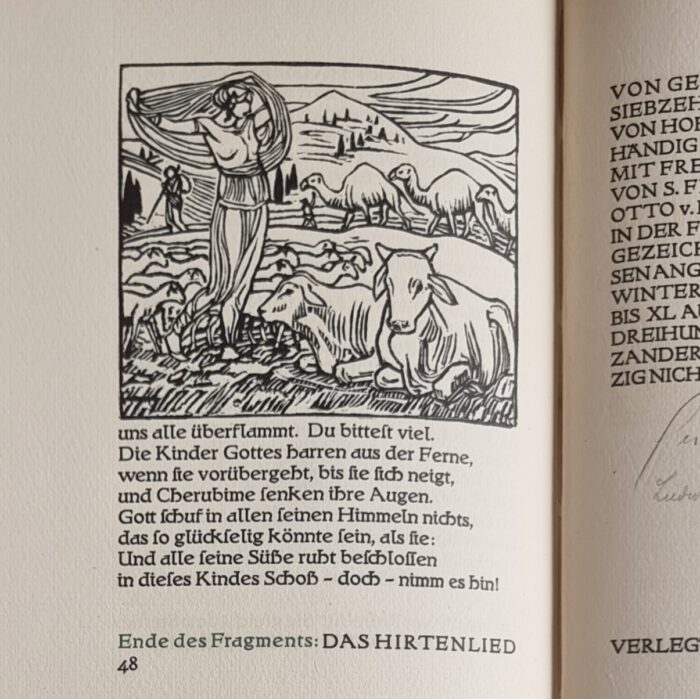 Hauptmann, Gerhart. Das Hirtenlied. – Bild 7