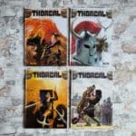 Van Hamme, Jan (Text bis Band 29) und Grzegorz Rosinski (Zeichnungen bis Band 36). Thorgal Band 1-42 (=komplett). Text ab Band 30 Yves Sente, ab Band 36 Yann, Zeichnungen ab Band 37 fred Vignaux – Bild 2