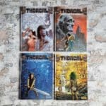 Van Hamme, Jan (Text bis Band 29) und Grzegorz Rosinski (Zeichnungen bis Band 36). Thorgal Band 1-42 (=komplett). Text ab Band 30 Yves Sente, ab Band 36 Yann, Zeichnungen ab Band 37 fred Vignaux – Bild 4