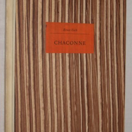Eich, Ernst. Chaconne.