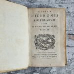 Cicero, M(arcus) Tullius. Epistolarum libri XVI ad familiares – Bild 7