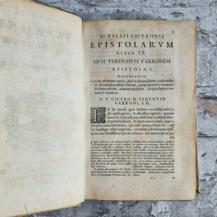 Cicero, M(arcus) Tullius. Epistolarum libri XVI ad familiares – Bild 8