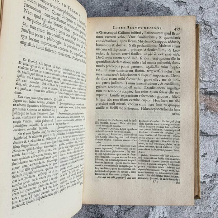 Cicero, M(arcus) Tullius. Epistolarum libri XVI ad familiares – Bild 9