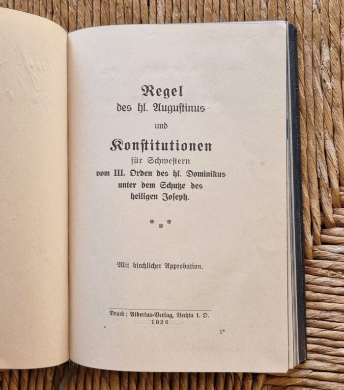 Regel des hl. Augustinus und Konstitutionen – Bild 1