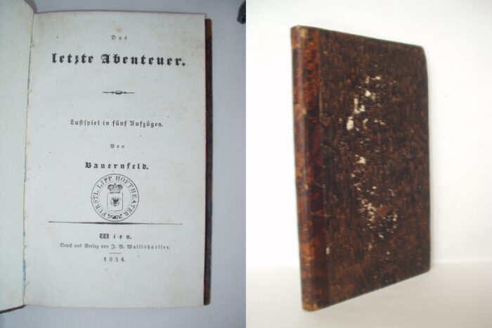 Bauernfeld, (Eduard von). Das letzte Abenteuer. – Bild 3