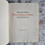 Keller, Gottfried. Romeo und Julia auf dem Dorfe. – Bild 6