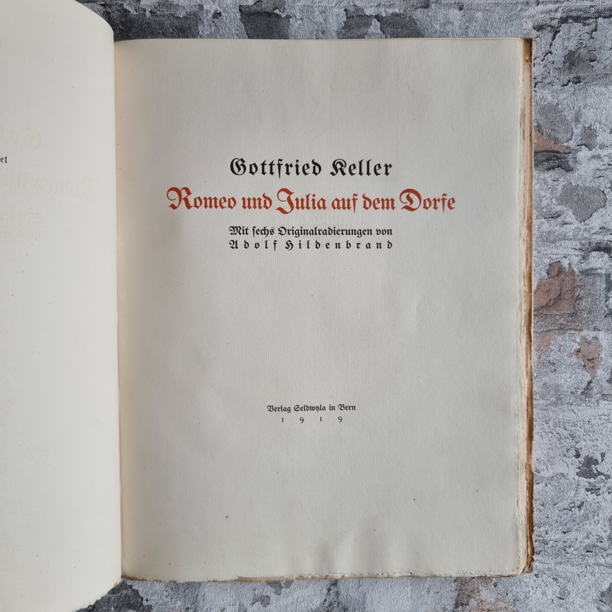 34370-006-keller-romeo-julia-dorfe-jubilaeumsausgabe-titelblatt Keller, Gottfried. Romeo und Julia auf dem Dorfe. – Bild 6
