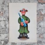 Firma Höflinger & Karg, Konvolut von 14 farbigen Original-Reklameentwürfen. – Bild 4