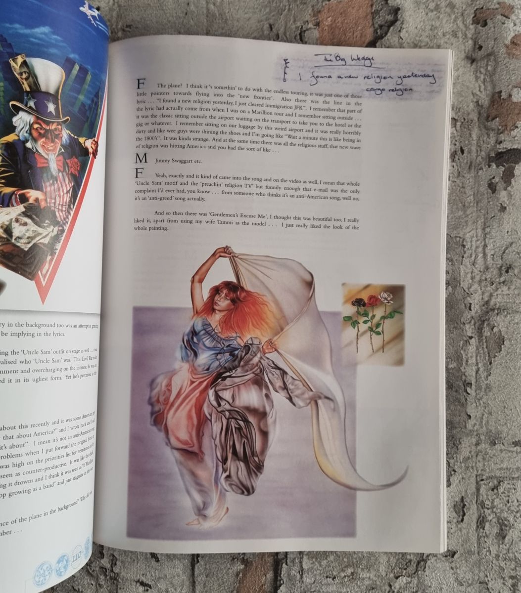 35887-005-graphic-world-mark-wilkinson-fish-marillion-picture-2 Wilkinson, Mark; Fish & Marillion. Masque. The Graphic World of Mark Wilkinson, Fish and Marillion. – Bild 5