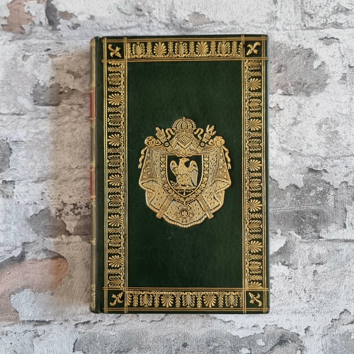 35809-03-napoleon-tagebuch-sanct-helena-einband-vorne Las Cases, Emmanuel Auguste Dieudonné Marius Joseph de. Denkwürdigkeiten von Sanct-Helena, oder Tagebuch, – Bild 1