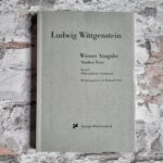 Wittgenstein, Ludwig. Wiener Ausgabe. Studien Texte. Band 1-5 (= komplett). – Bild 4