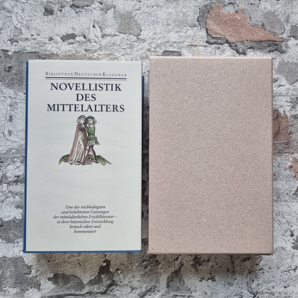 34313-001-grubmueller-novellistik-mittelalter-schutzumschlag-vorne-schuber Grubmüller, Klaus (Hrsg.). Novellistik des Mittelalters. Märendichtung. – Bild 1