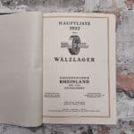 Maschinenfabriken Rheinland AG. RHL-Wälzlager. – Bild 3