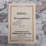 Maschinenfabriken Rheinland AG. RHL-Wälzlager. – Bild 10